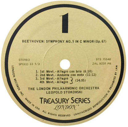 Ludwig Van Beethoven, Franz Schubert, Leopold Stokowski, The London Philharmonic Orchestra - Symphony No. 5 / Symphony No. 8 "Unfinished"