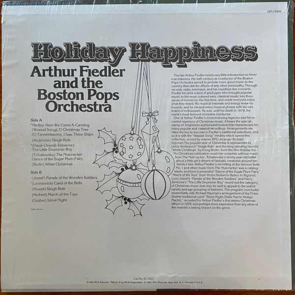 Arthur Fiedler, The Boston Pops Orchestra - Holiday Happiness