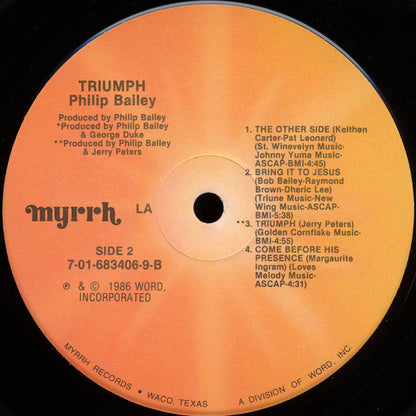 Philip Bailey - Triumph