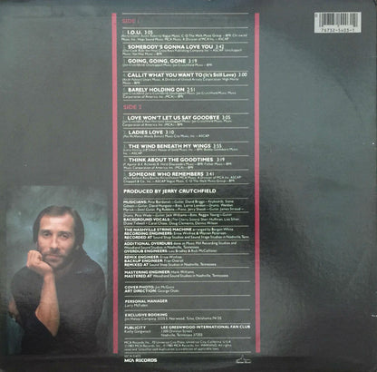 Lee Greenwood - Somebody's Gonna Love You