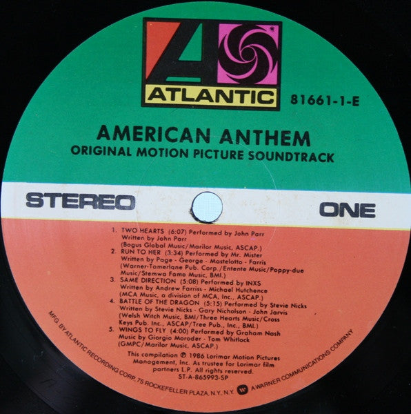 Various - American Anthem (Original Motion Picture Soundtrack)