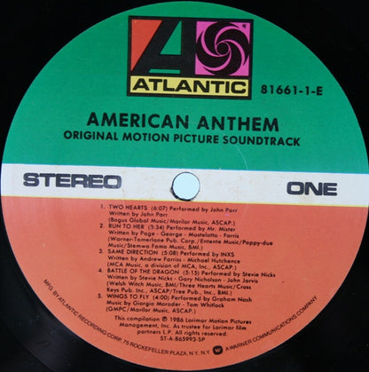Various - American Anthem (Original Motion Picture Soundtrack)