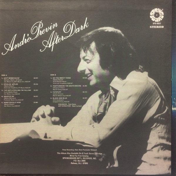 André Previn - Andre Previn -After Dark