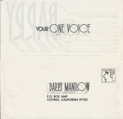 Barry Manilow - One Voice