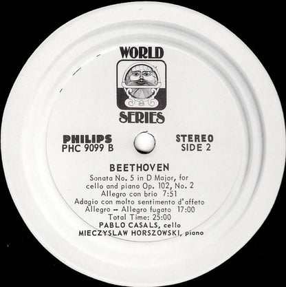 Ludwig van Beethoven, Pablo Casals - Beethoven Cello Sonatas Nos 2 & 5