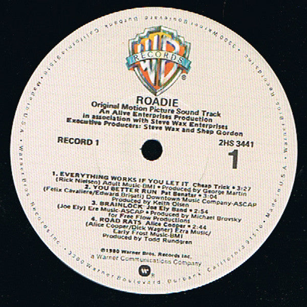 Various - Roadie (Original Motion Picture Sound Track)