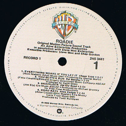 Various - Roadie (Original Motion Picture Sound Track)