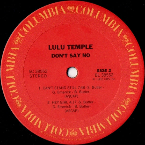 Lulu Temple - Don't Say No