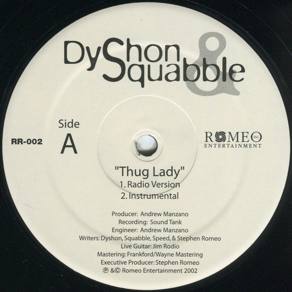 12": Dyshon - Thug Lady