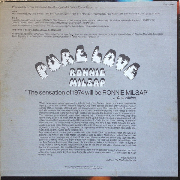 Ronnie Milsap - Pure Love