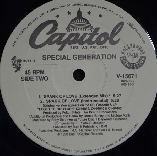 SEALED: 12": Special Generation - Spark Of Love