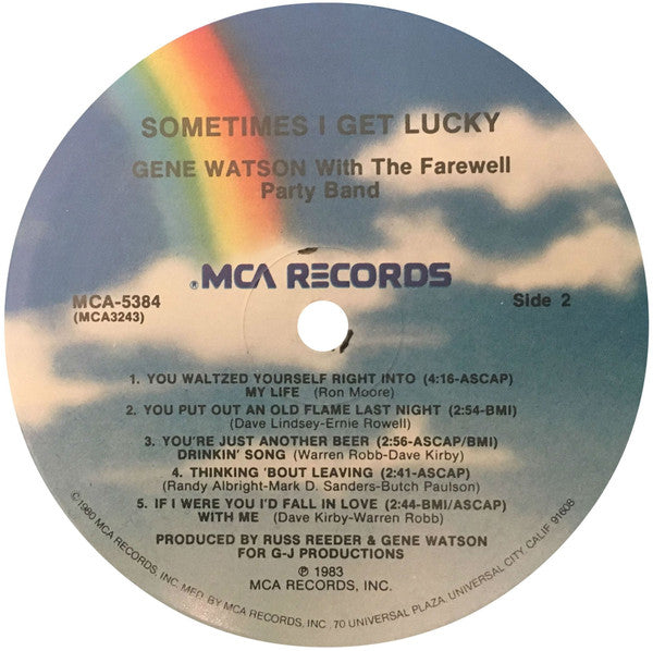 Gene Watson, The Farewell Party Band - Sometimes I Get Lucky