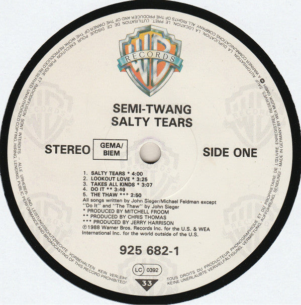 Semi-Twang - Salty Tears