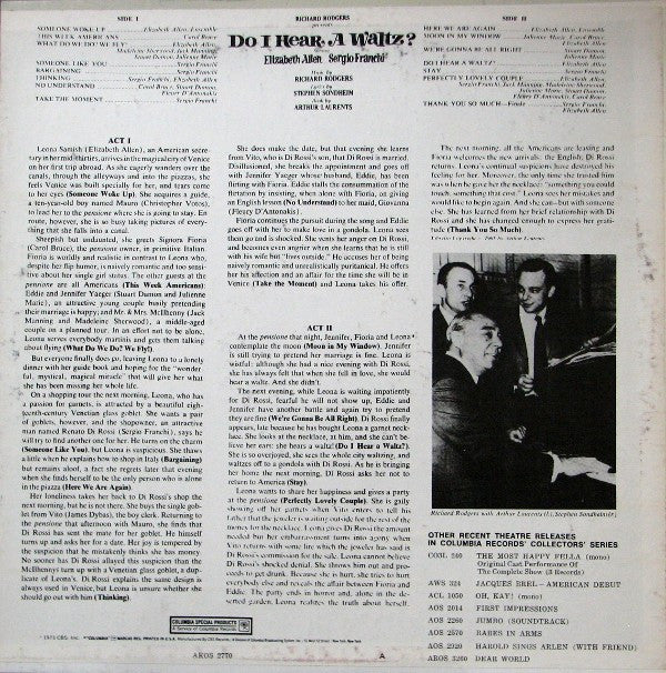 Richard Rodgers - Do I Hear A Waltz? (Original Broadway Cast)