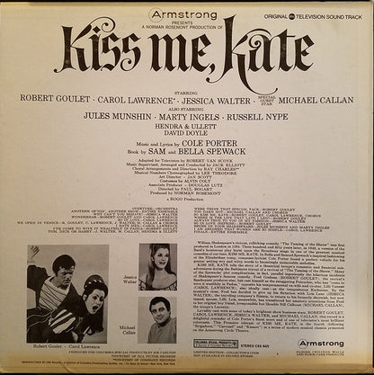 Various - Armstrong Presents Cole Porter's Kiss Me, Kate - Original ABC Television Sound Track