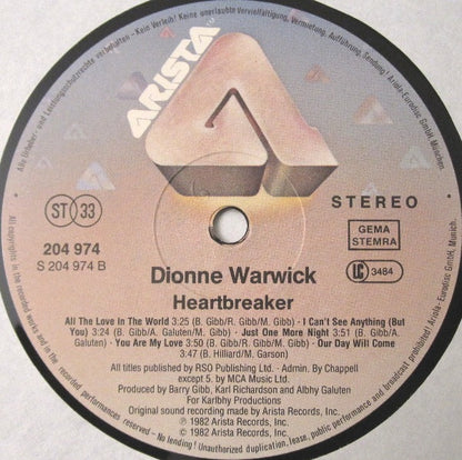 Dionne Warwick - Heartbreaker