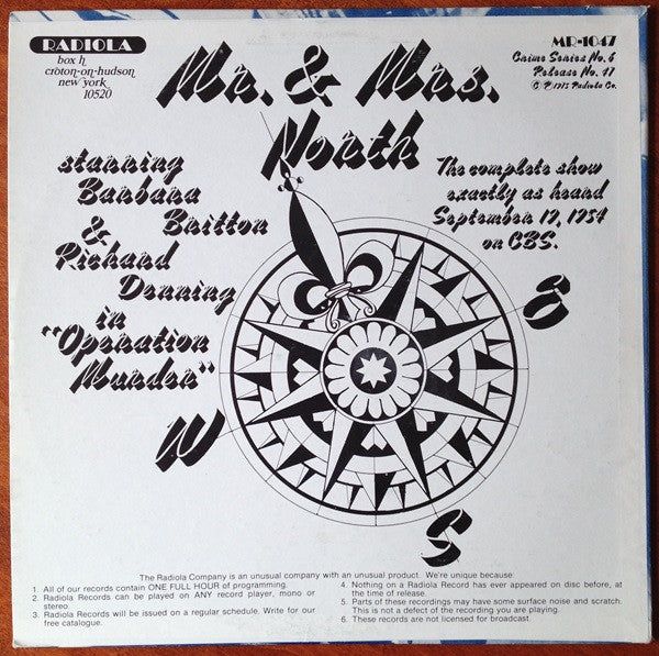 Various - Mr. Keen Tracer Of Lost Persons / Mr. & Mrs. North