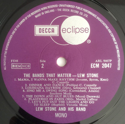 Lew Stone - The Bands That Matter