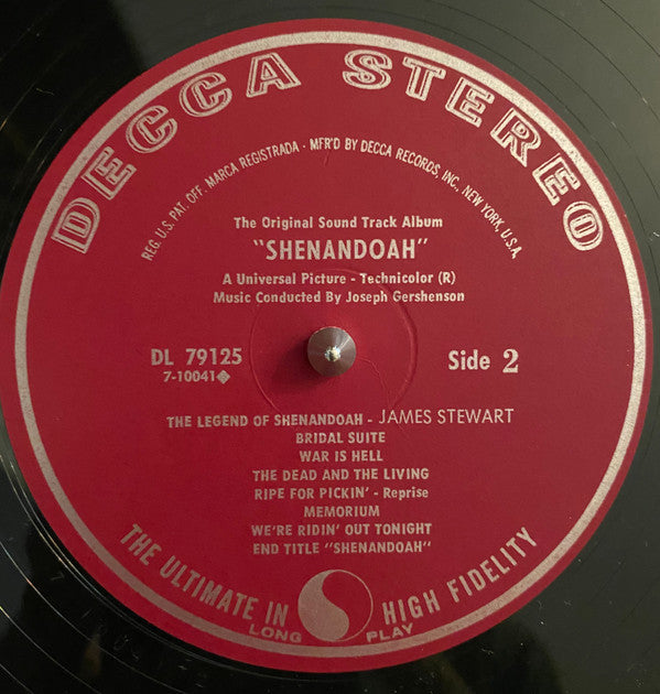 Joseph Gershenson - Shenandoah, The Original Soundtrack Album
