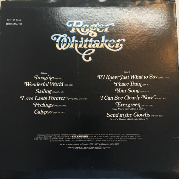 Roger Whittaker - Imagine