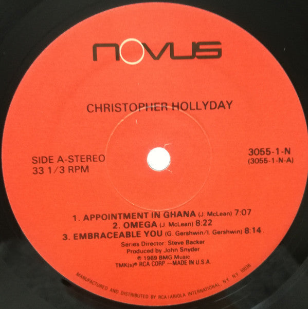 Christopher Hollyday - Christopher Hollyday