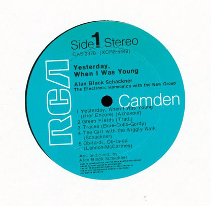 Alan Black Schackner, New Group - Yesterday, When I Was Young: The Electronic Harmonica