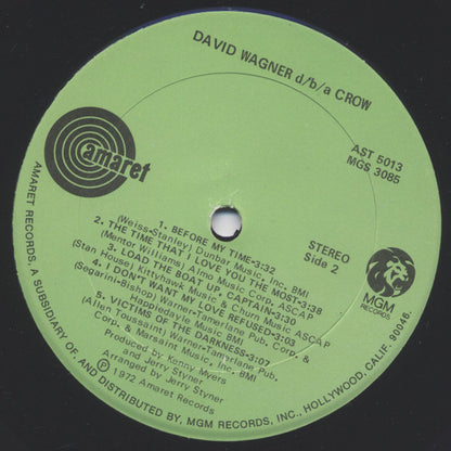 Dave Wagner - d/b/a Crow