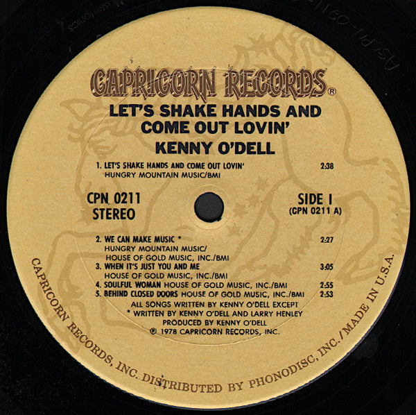 Kenny O'Dell - Let's Shake Hands And Come Out Lovin'