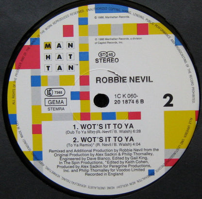 Robbie Nevil - Wot's It To Ya