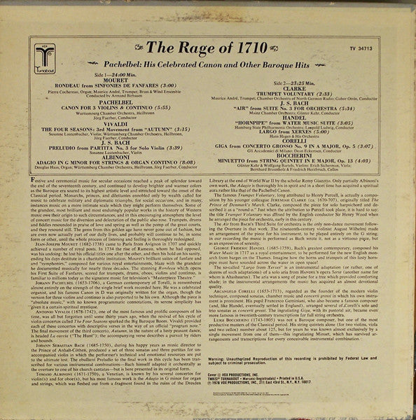 Various - The Rage Of 1710