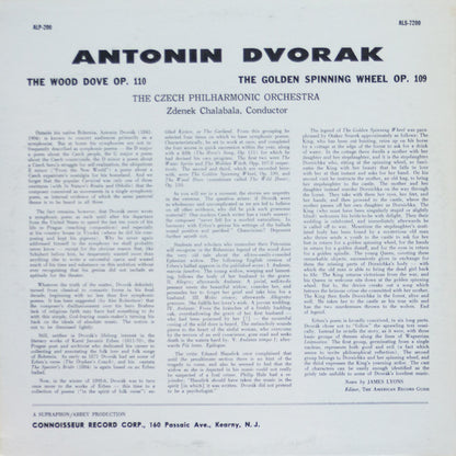 Antonín Dvořák, The Czech Philharmonic Orchestra, Zdeněk Chalabala - The Wood-Dove / The Golden Spinning Wheel