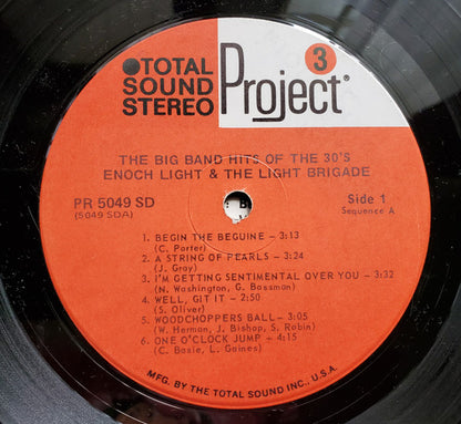 Enoch Light And The Light Brigade - The Big Band Hits Of The Thirties