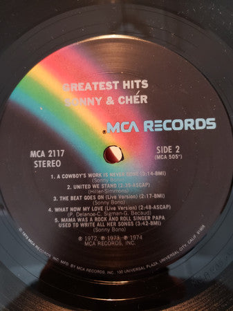 Sonny & Cher - Greatest Hits