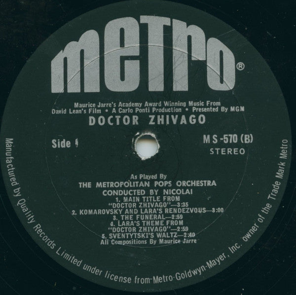 The Metropolitan POPS Orchestra - Doctor Zhivago