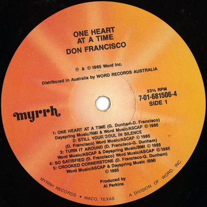 Don Francisco - One Heart At A Time