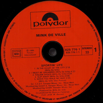 Mink DeVille - Sportin' Life