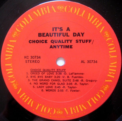 It's A Beautiful Day - Choice Quality Stuff / Anytime
