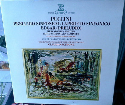 Giacomo Puccini, Giuseppe Saverio Mercadante, Giuseppe Verdi, Arrigo Boito, Claudio Scimone, Orchestre National De L'Opéra De Monte-Carlo - Preludio Sinfonico • Capriccio Sinfonico / Edgar (Preludio)