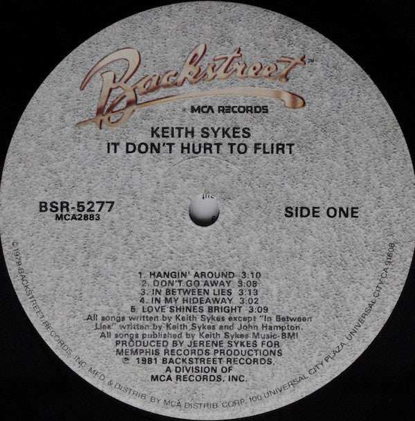 Keith Sykes - It Don't Hurt To Flirt