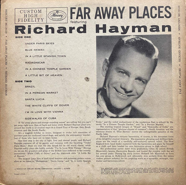 Richard Hayman And His Orchestra - Come With Me To Faraway Places