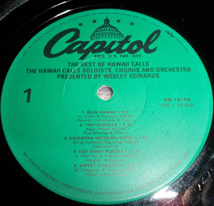 Webley Edwards, The Hawaii Calls Orchestra And Chorus - The Best Of Hawaii Calls
