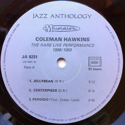 Coleman Hawkins - The Rare Live Performance 1958/1959