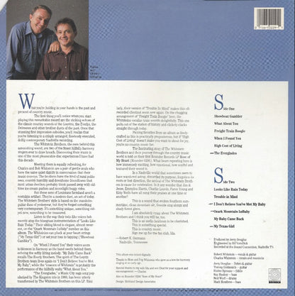 The Whitstein Brothers - Trouble Ain't Nothin' But The Blues