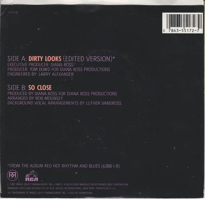 7" Single: Diana Ross - Dirty Looks
