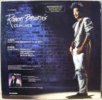 12" Single: Robert Brookins - Our Lives