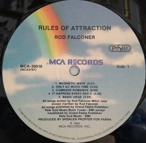 Roderick Falconer - Rules Of Attraction