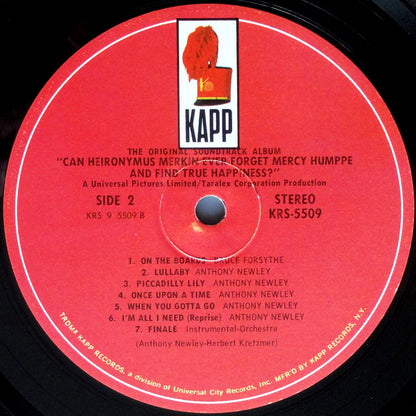 Anthony Newley - Can Heironymus Merkin Ever Forget Mercy Humppe And Find True Happiness?