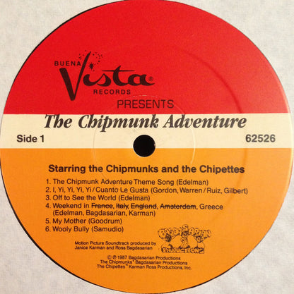The Chipmunks, The Chipettes - The Chipmunk Adventure (At Last! Alvin's First Motion Picture Soundtrack)