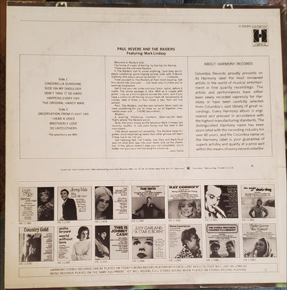 Paul Revere & The Raiders, Mark Lindsay - Paul Revere And The Raiders Featuring Mark Lindsay