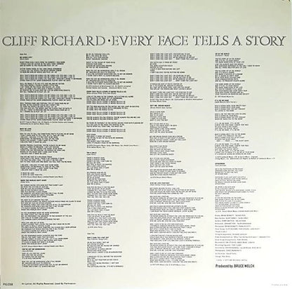 Cliff Richard - Every Face Tells A Story
